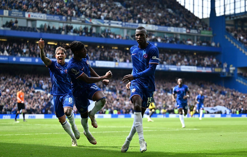 Chelsea hạ Everton nhờ bàn thắng duy nhất được ghi bởi Jackson (Ảnh: Getty).