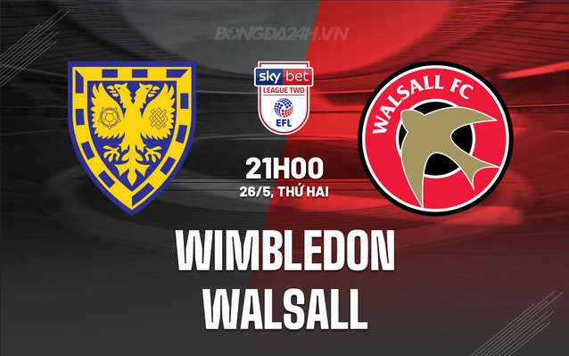Wimbledon vs Walsall