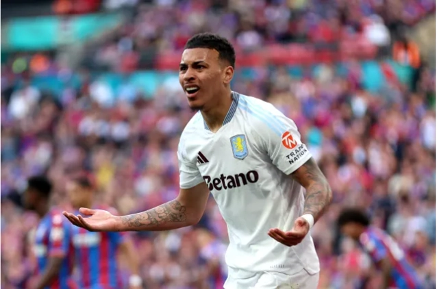 Arsenal nhắm Morgan Rogers thay Leroy Sane ở Hè 2025.